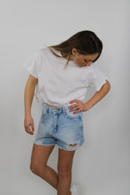 Pantaloncino corto con strass