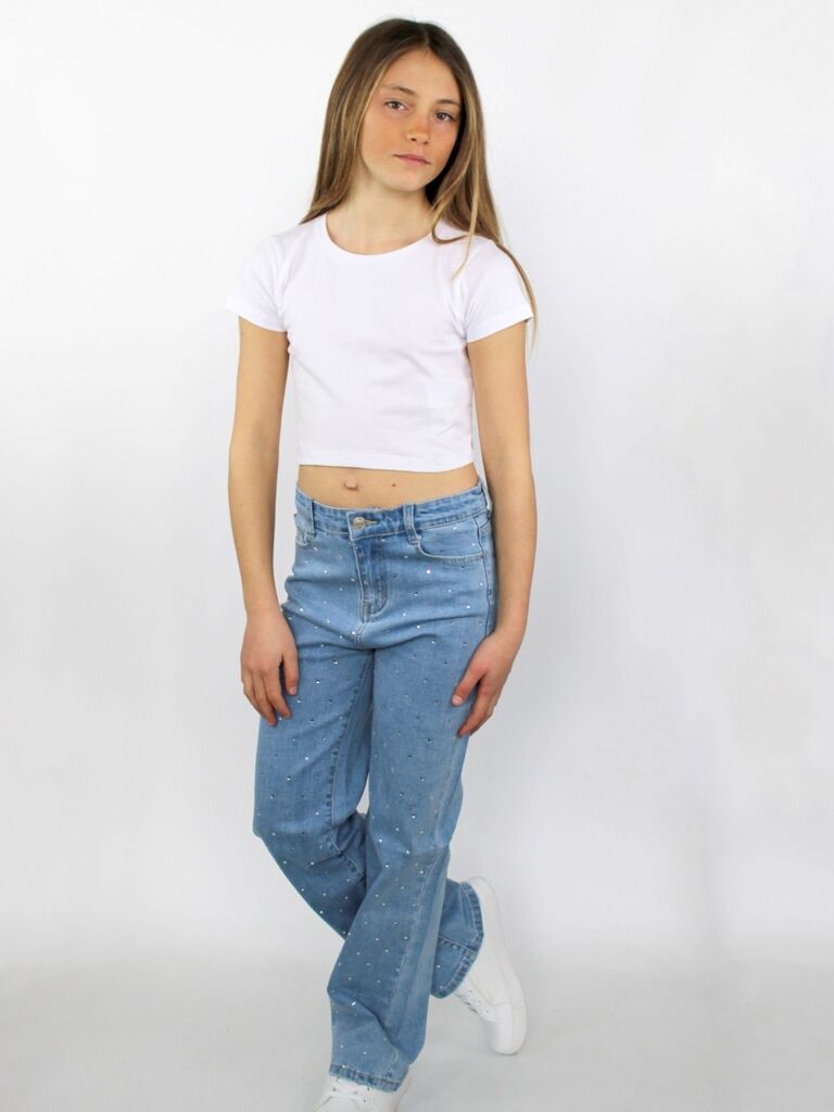 Jeans con brillantini
