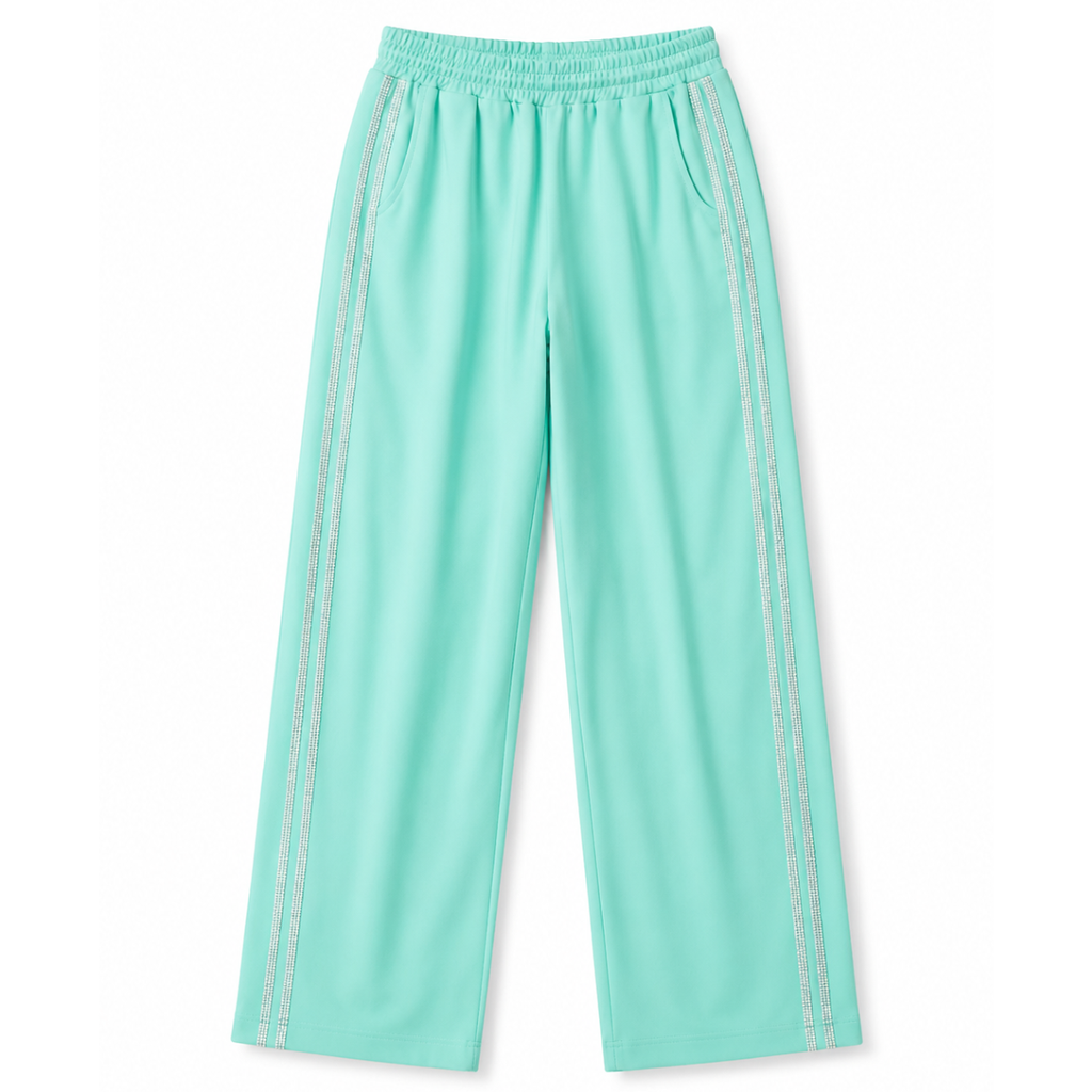 Pantalone elegante con fascia laterale
