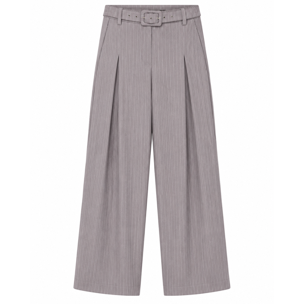 Pantalone gessato a palazzo