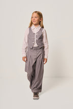 Pantalone gessato a palazzo