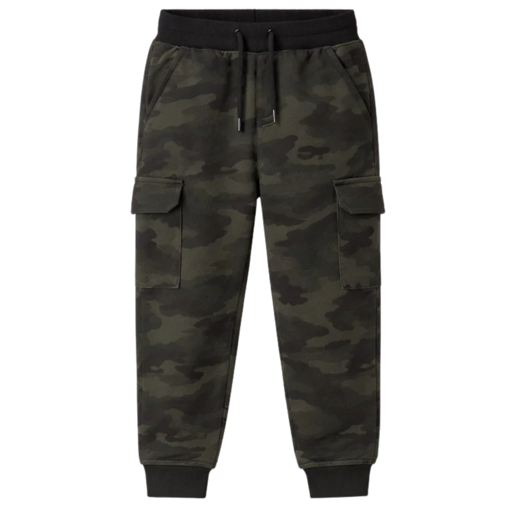 PANTALONE BAMBINO CARGO MILITARE