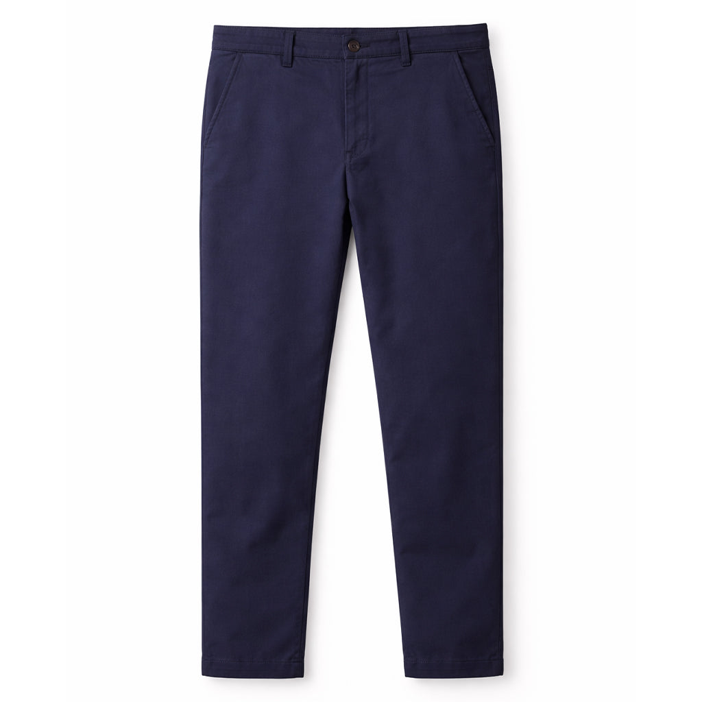 Pantalone Uomo Blu Navy Slim Fit