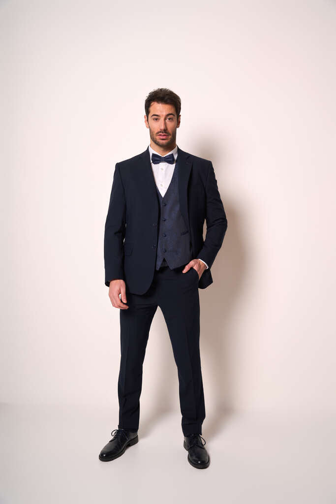 Pantaloni Uomo Eleganti Vestibilità Slim