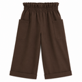 PANTALONI BAMBINA CON RISVOLTO