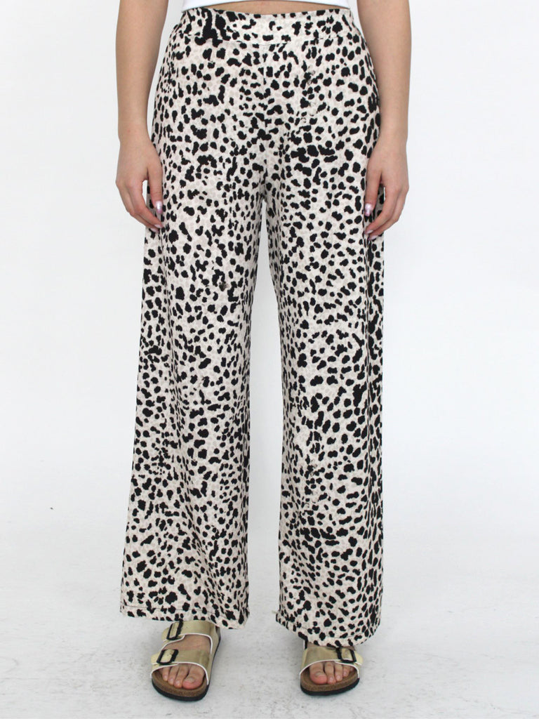 Pantalone dritto maculato