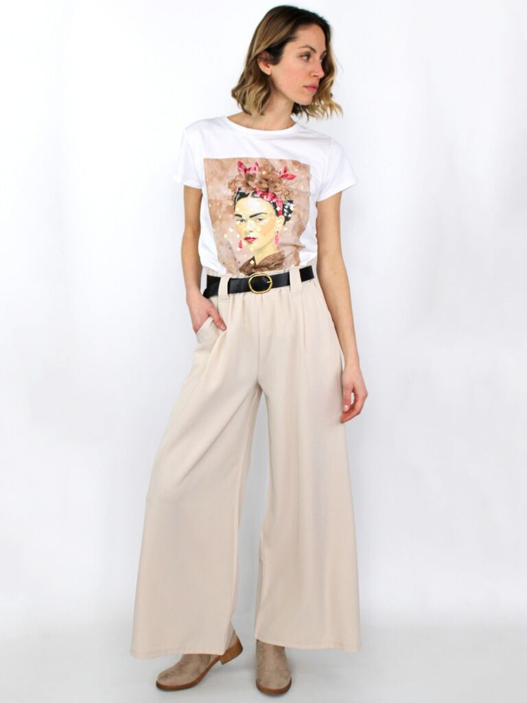Pantalone ampio elasticizzato