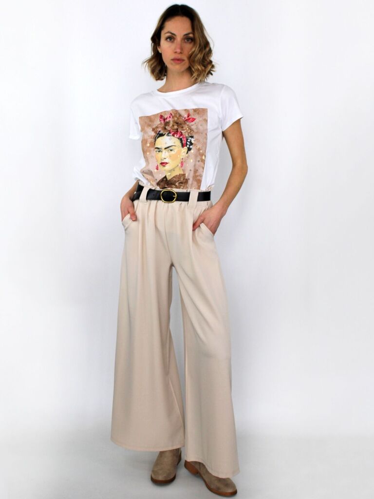 Pantalone ampio elasticizzato