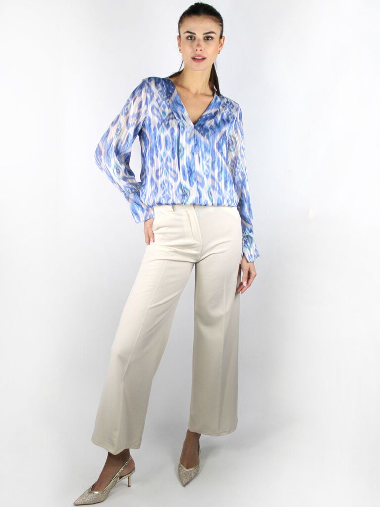 Pantalone a palazzo liscio