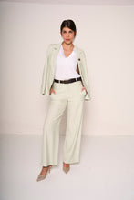 Carica l&#39;immagine nel visualizzatore di Gallery, Pantalone palazzo elegante verdone
