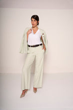 Carica l&#39;immagine nel visualizzatore di Gallery, Pantalone palazzo elegante verdone
