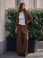 Pantalone a palazzo a righe