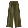 Pantaloni misto lino con coulisse