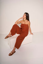 Pantaloni palazzo a vita alta