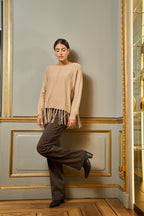 Pantalone donna fantasia quadretti