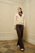 Pantalone in maglia gamba larga