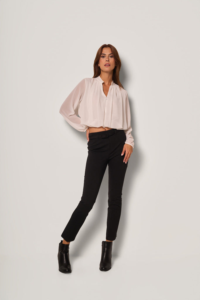 Pantalone slim fit donna