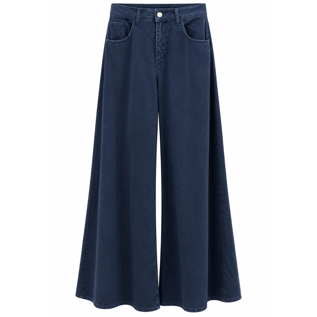 Pantalone palazzo a vita alta donna