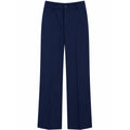 Jeans Gessato Donna a Gamba Larga