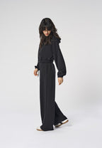 Pantalone palazzo donna in felpa