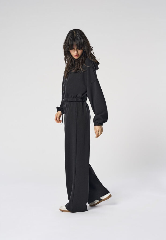 Pantalone palazzo donna in felpa