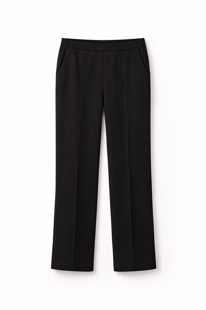 Pantalone Donna Nero Linea Dritta