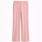 Pantaloni Donna Rosa Cipria a Gamba Larga