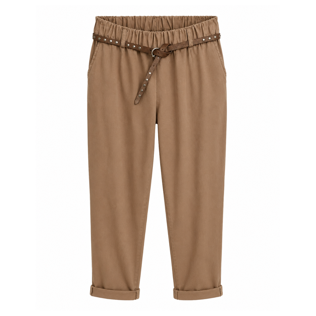 Pantalone con Elastico in Vita Donna