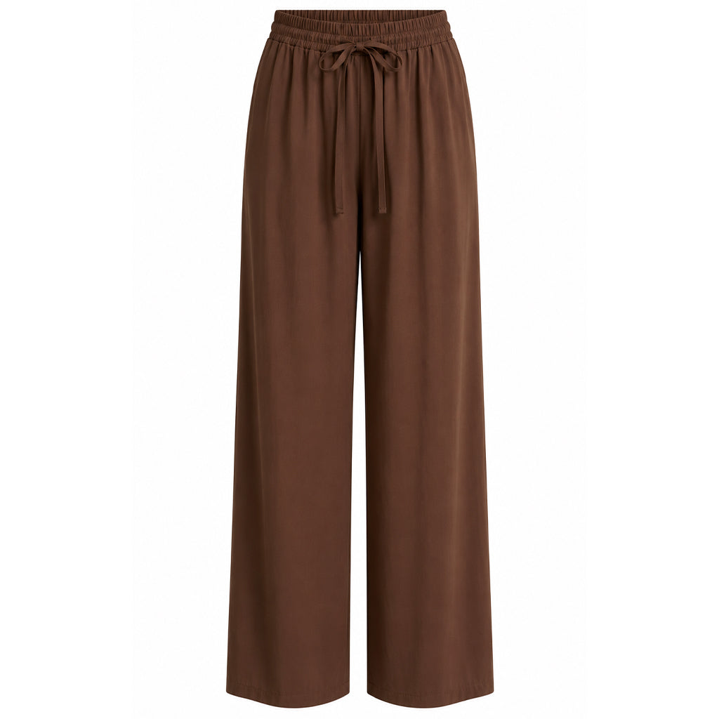 Pantaloni Donna Palazzo con Coulisse