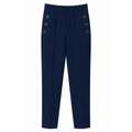 PANTALONI CON BOTTONI APPLICATI