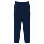 PANTALONI CON BOTTONI APPLICATI