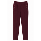 PANTALONI CON BOTTONI APPLICATI