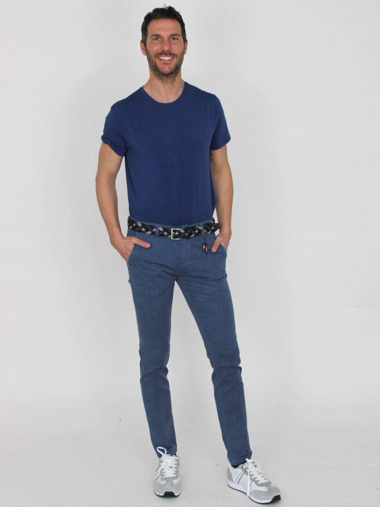 Pantaloni in cotone lavato