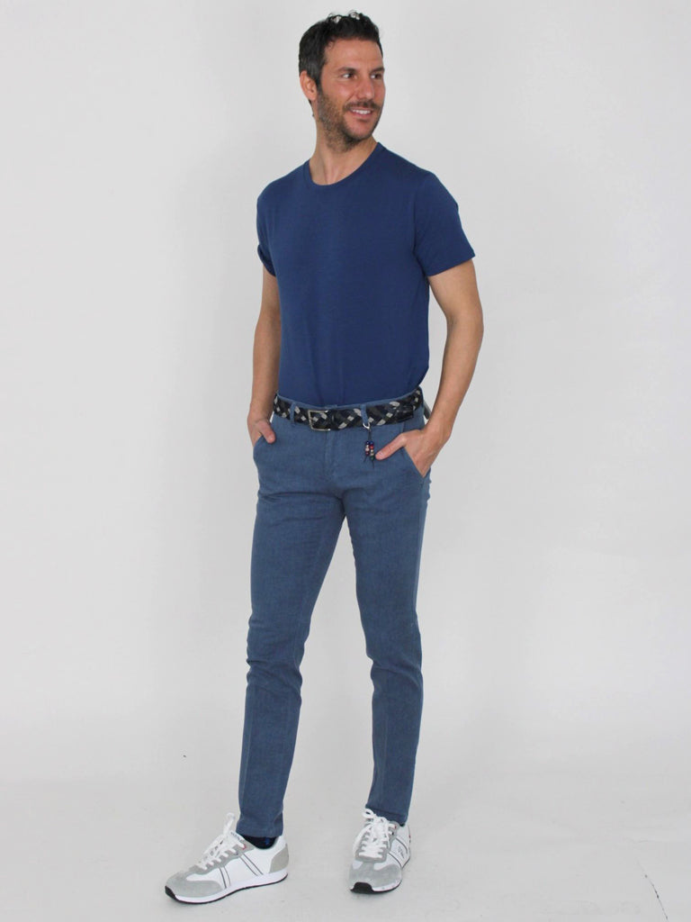 Pantaloni in cotone lavato