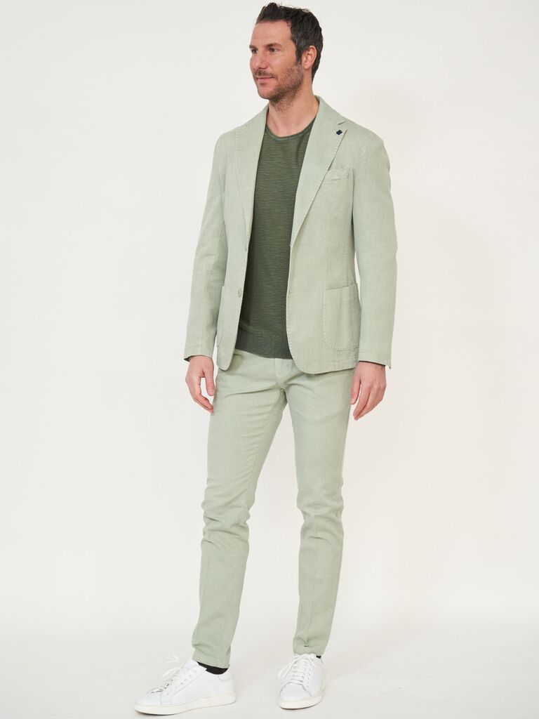 Pantaloni in cotone lavato