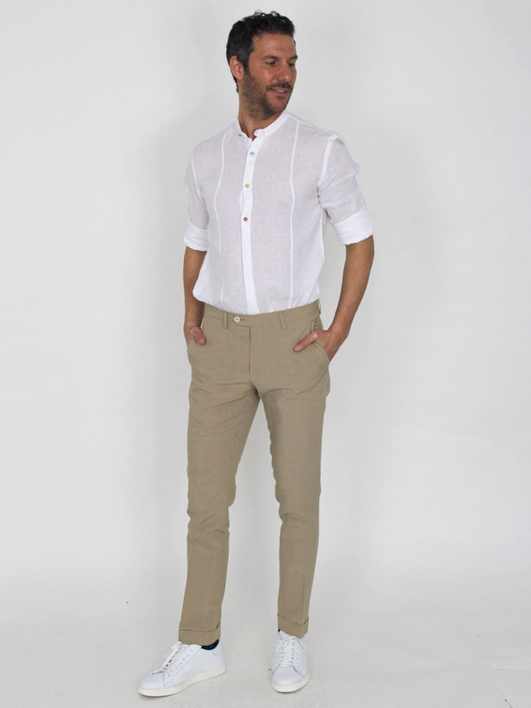 Pantalone gamba dritta coordinabile
