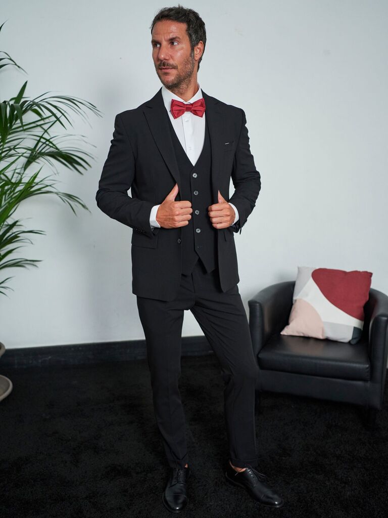 Pantalone slim fit da completo
