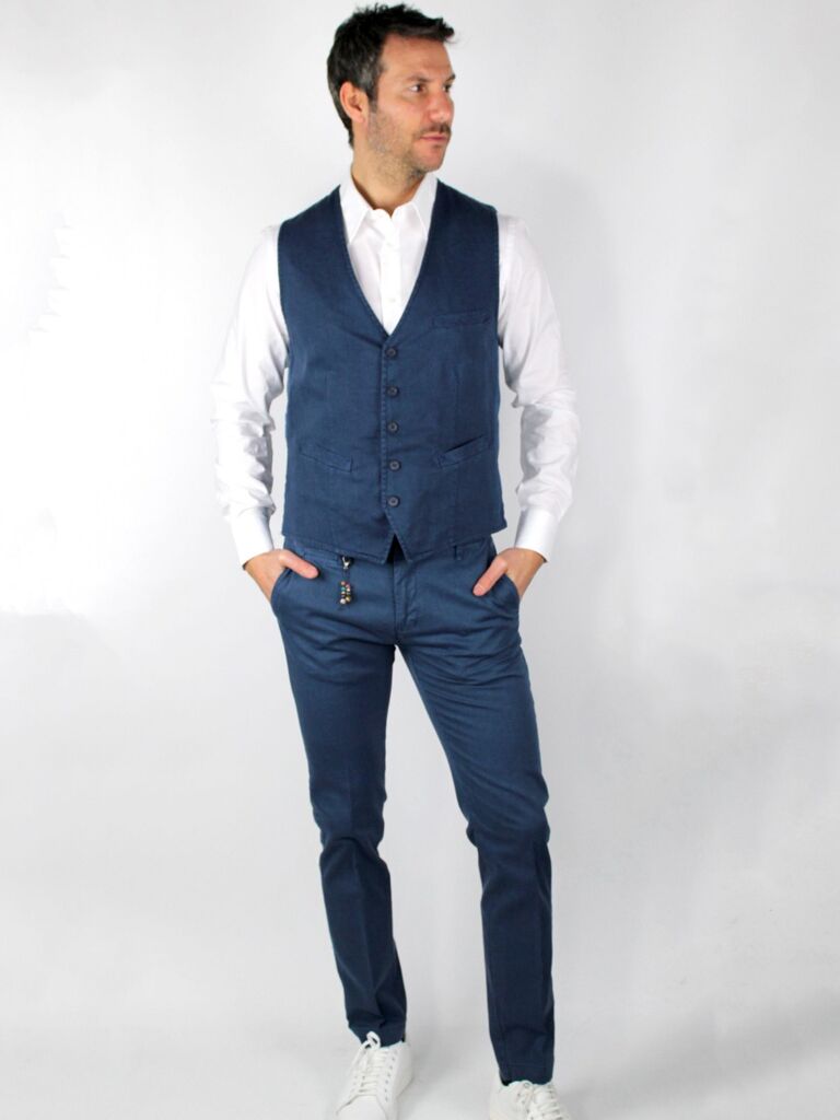 Pantalone slim da completo