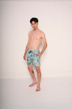 Costume da bagno uomo con stampa tropicale