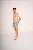 Costume da bagno uomo con stampa tropicale