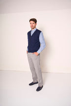 Pantaloni classici uomo con tasche americane