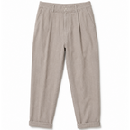 Pantaloni estivi uomo in lino sabbia