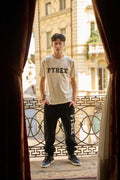 Pantalone da uomo con stampa lettering