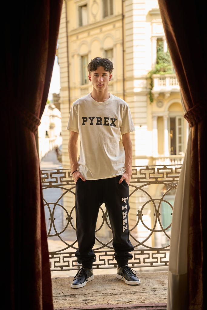 Pantalone da uomo con stampa lettering