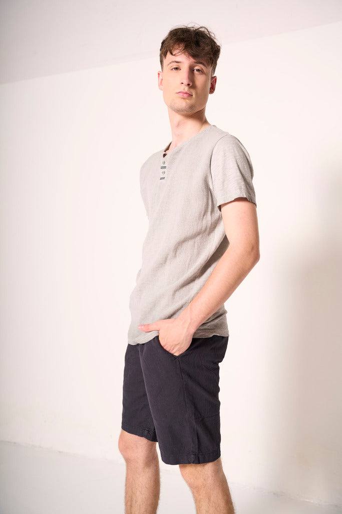 Shorts in cotone con coulisse