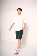 Shorts in ciniglia con coulisse