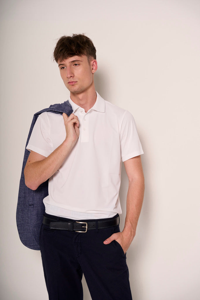 Polo uomo in piqué di cotone
