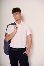 Polo uomo in piqué di cotone
