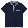 POLO CON COLLETTO IN LINO