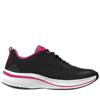 Sneakers Donna kappa Running Nero e Fucsia